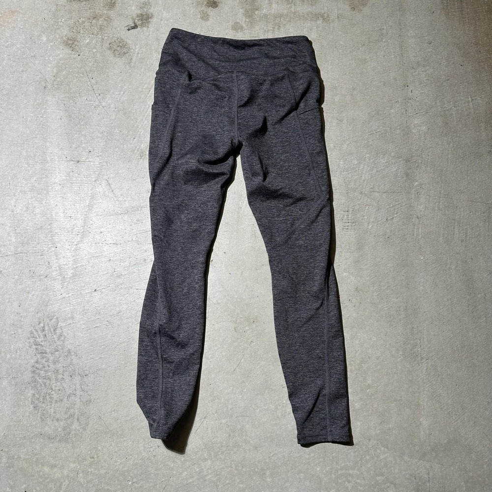Quince Leggings Womens Medium‎ Gray High Rise Stretch Yoga Pants Activewear
